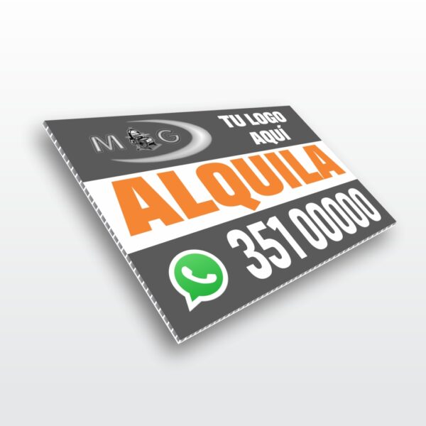 Carteles de  Plástico Corrugado ideal inmobiliarias y administraciones